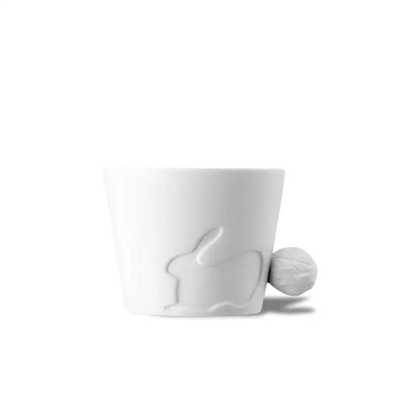 Mug éléphant avec porte sachet à thé en porcelaine 500 ml - Totalcadeau