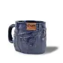 Mug original blue jean denim tasse pantalon