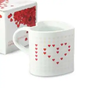 Tasse thermique cœurs magiques - I love you mug thermo-réactifs