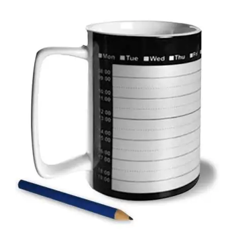 Mug planning tasse rappel des RDV