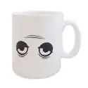 Tasse thermo-changeante yeux endormis mug thermo-réactifs
