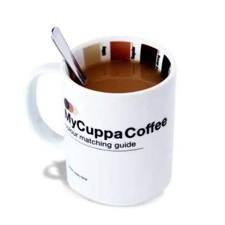 Tasse à indicateur de concentration café mug jauge d'intensité café