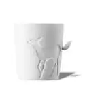 Mug biche avec poignée en queue d'animal tasse céramique