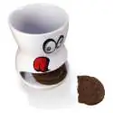 Tasse à compartiment range-biscuits mug en forme de bouche