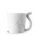 Mug en céramique chat avec anse queue de l'animal
