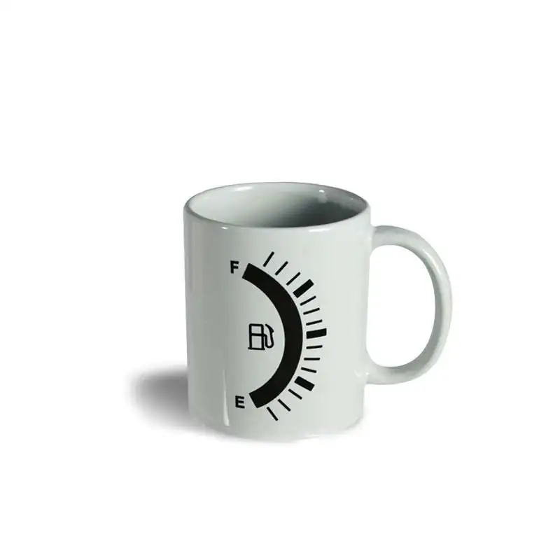 Tasse thermique jauge carburant mug thermo-réactifs - Totalcadeau