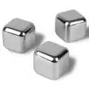 Set de 4 glaçons en acier inoxydable