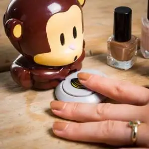 Singe souffleur sécheur de vernis à ongles manucure