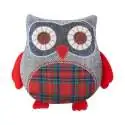 Sac thermique en forme de hibou avec noyaux de cerise bouillotte