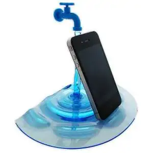 Support fontaine pour smartphone