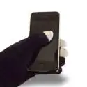 Paire de gants noir tactiles pour ecran smartphone