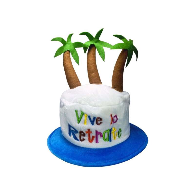 Chapeau Ilot A Cocotiers Pour Retraite Humour Vive La Retraite Totalcadeau