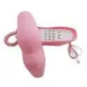 Téléphone fixe filaire bouche sensuelle sexy pulpeuse