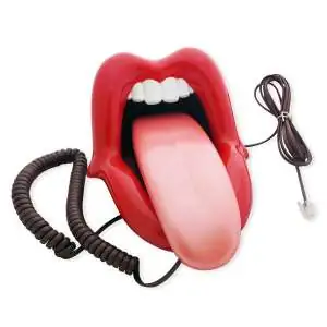 Téléphone fixe filaire original bouche sexy levre