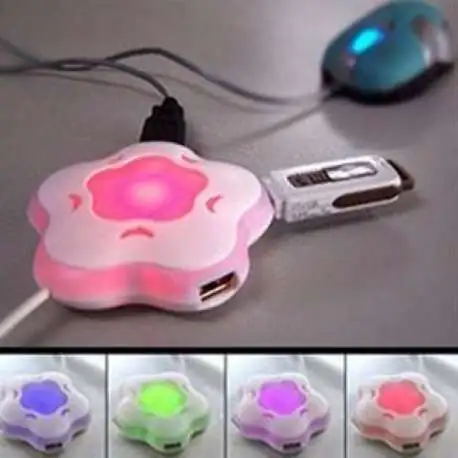 Hub USB en forme de fleur 4 ports