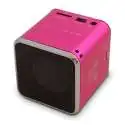 Mini enceinte haut-parleur cube MP3 / SD / Radio / USB