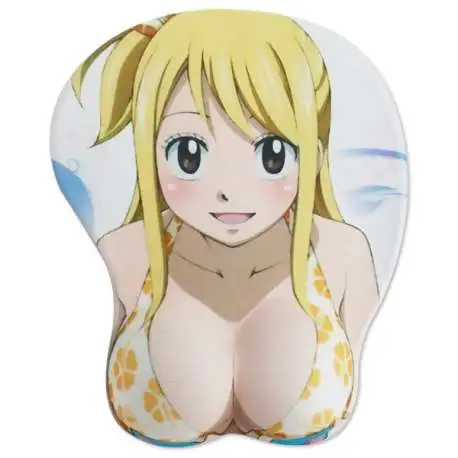 Tapis de souris 3D informatique manga maillot de bain repose poignet