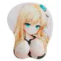 Tapis de souris 3D ergonomique manga aux seins nus repose-poignet