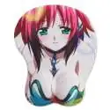 Tapis de souris ergonomique fille manga repose poignet sexy poitrine