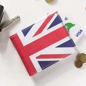 Portefeuille drapeau Royaume Uni - United Kingdom