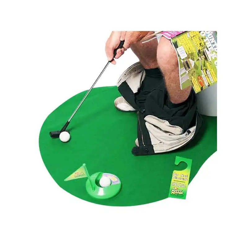 Jeu de golf pour toilettes WC - Totalcadeau