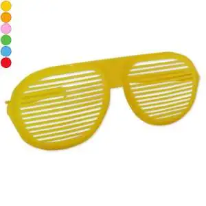 Paire de lunettes de déguisement XXL striées