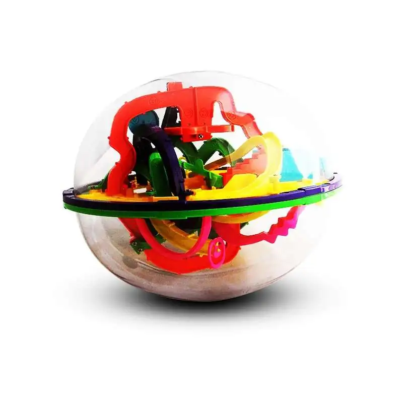 Casse-tête labyrinthe 3D en forme de boule avec 208 étapes - Totalcadeau
