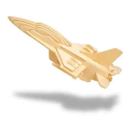 Puzzle en bois avion 3D