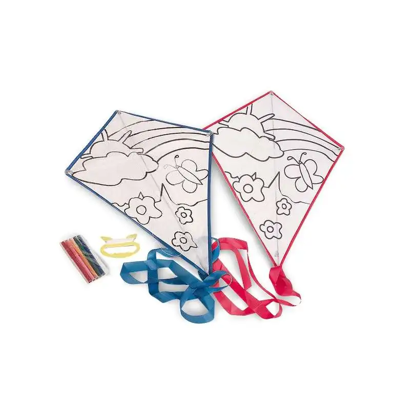 Cerf-volant à colorier pour enfant Tarifa - Goodies B2B - Cadoétik