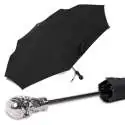 Parapluie à lumière LED avec poignée tête de mort
