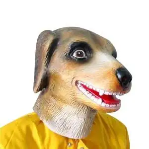 Masque de chien en latex