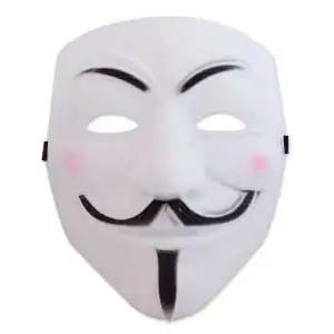 Masque anonymous et du film "V pour Vendetta"