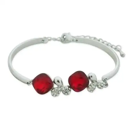 Bracelet brillant et rouge passion