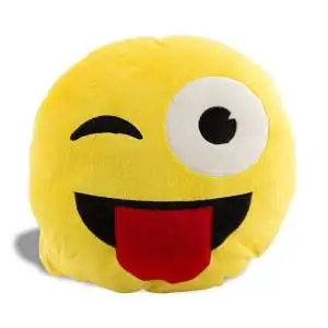 Coussin Smiley clin d'œil oreiller