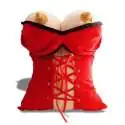 Coussin corps de femme oreiller corset sexy