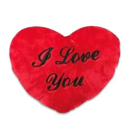 Peluche coeur i love you oreiller coussin