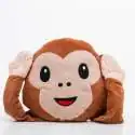 Coussin en forme d'émoticône Singe emoji