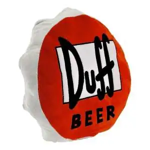 Oreiller coussin capsule Duff Beer d'Homer Simpson