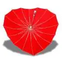 Parapluie coeur rouge romantique mariage
