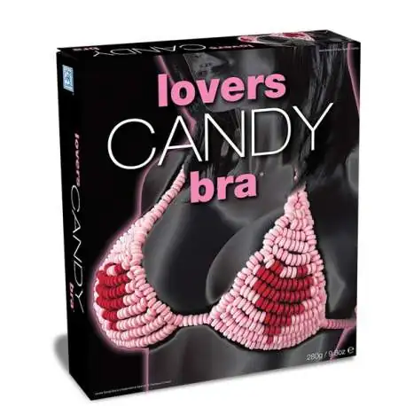 Soutien-gorge bonbon rose bonbons comestibles sexy