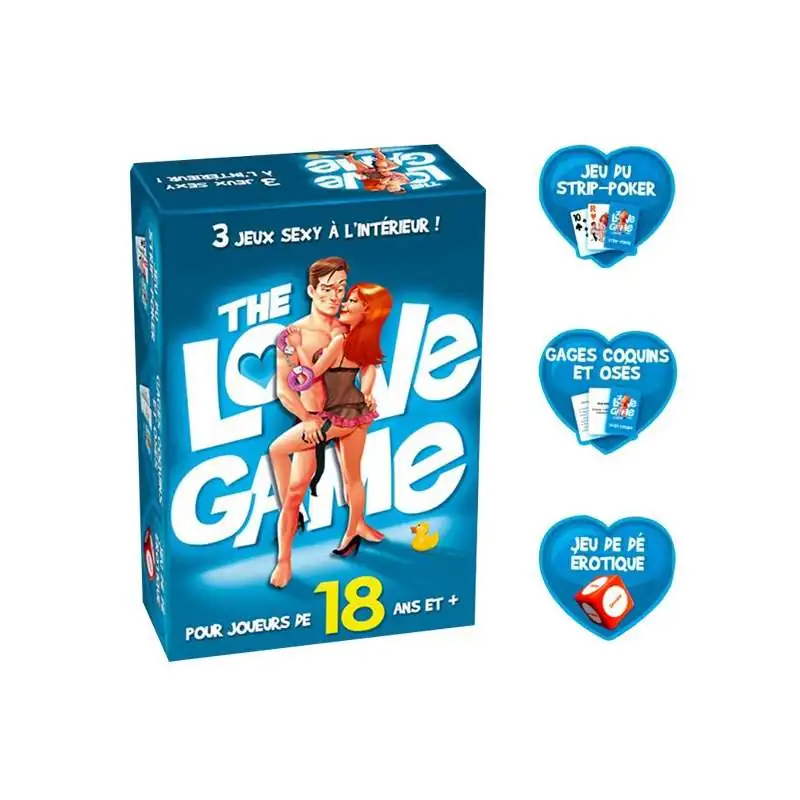 Coffret de 3 jeux sexuels jeu coquin, sexy - Totalcadeau