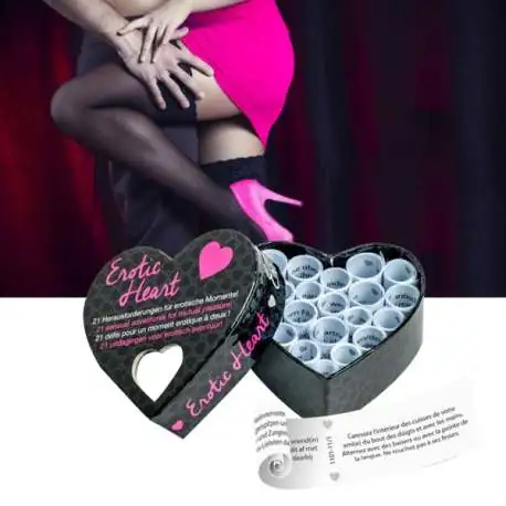 Kit de jeux coquins pour adultes 21 parchemins sexy