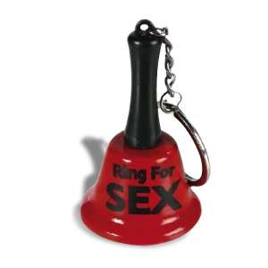 Porte-clés avec clochette Ring For Sex sonette cloche
