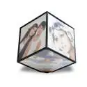 Cube photos 360° rotation pivotant