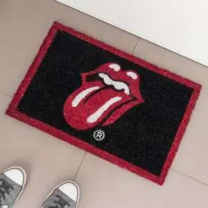 Tapis d'entrée paillasson The Rolling Stones bouche