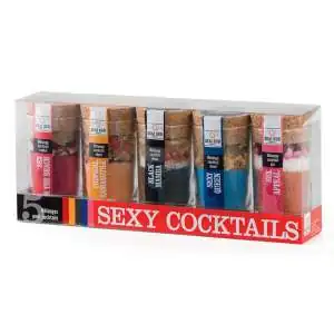 Coffret 5 mélanges Sexy Cocktails - 5 mélanges pour punch coquins