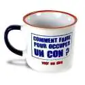 Tasse avec inscription comment occuper un con mug originales