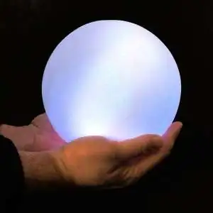 Lampe veilleuse de boule Led Multicolore 18,5 cm
