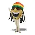 Déguisement rasta-man gonflable costume rasta