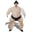 Déguisement sumo gonflable costume avec coiffe